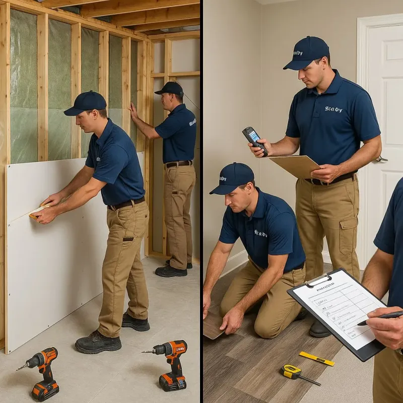 Repairs and Reconstruction process in Lead, SD
